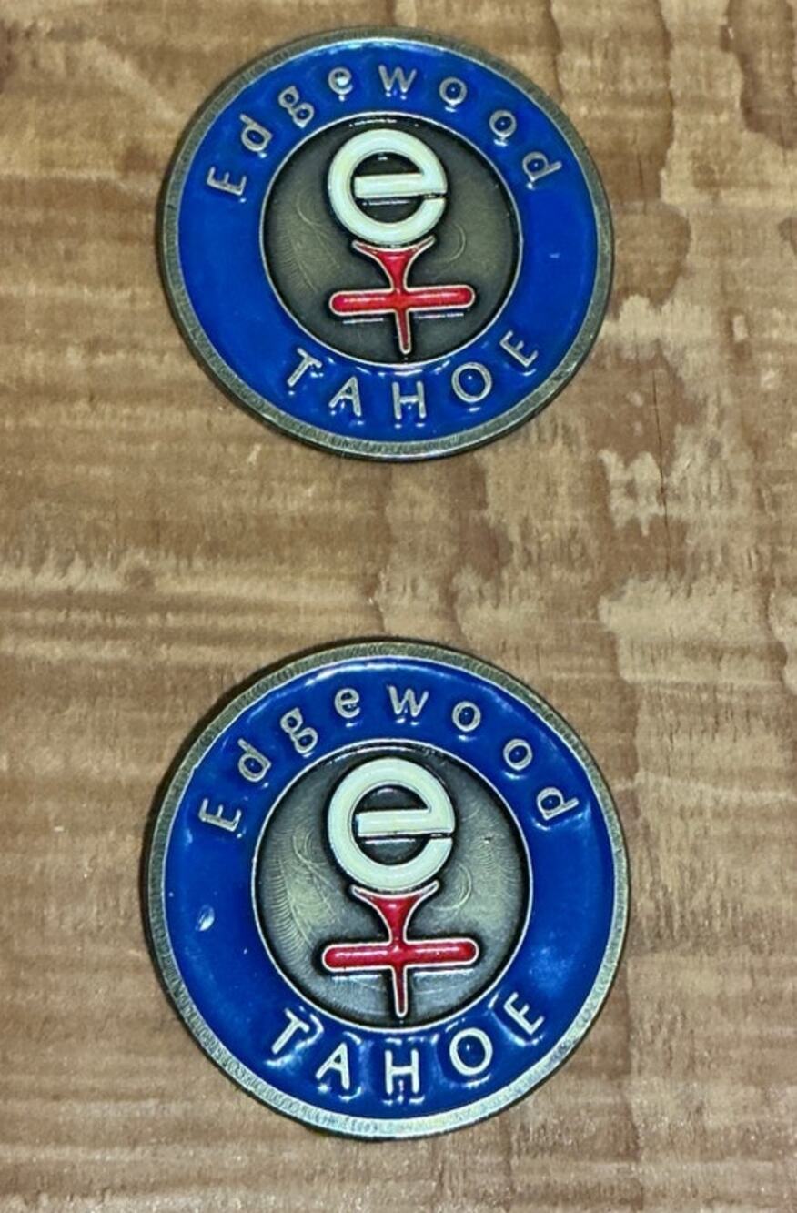 Edgewood Tahoe Golf Course CC Nevada Golf Ball Marker Vintage